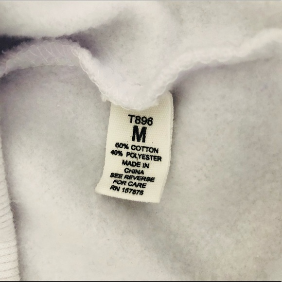 Reflex white embroidered flower crop Sweatshirt sweater - Picture 9 of 9